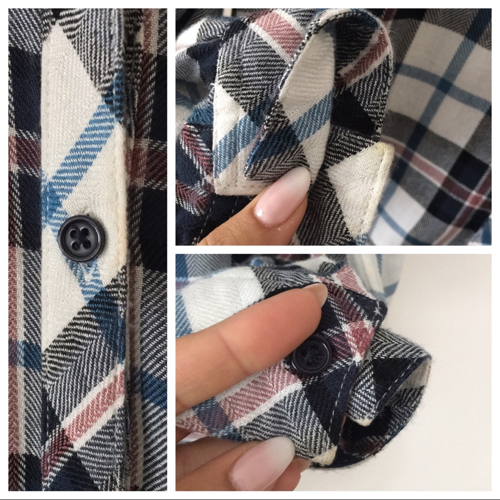 Rails Plaid Flannel Button Down Shirt - image 8